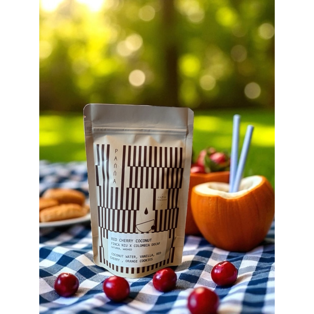 

Arabika half kafein Coconut Cherry Blend Finca Milan Decaf Specialty Coffee