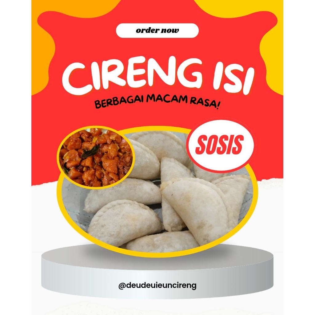 

cireng isi kemasan vakum rasa sosis frozen food cireng isi