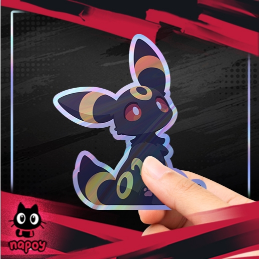

Stiker Hologram Anime Game Pokemon Umbreon