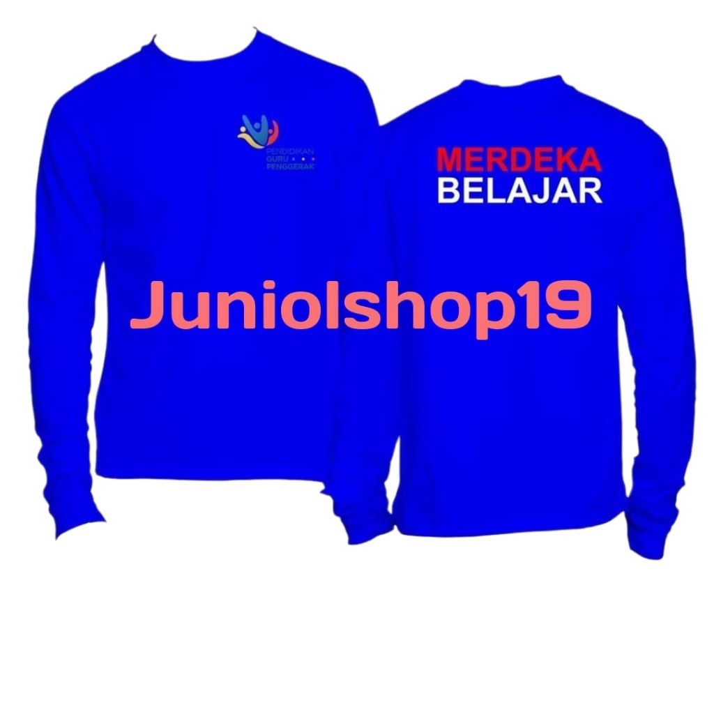 KAOS MERDEKA BELAJAR/KAOS LENGAN PANJANG MERDEKA BELAJAR