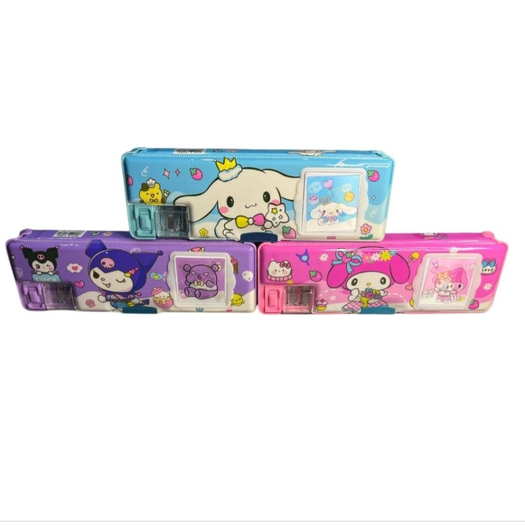 

Kotak pensil / Tempat pensil magnet kalkulator Karakter lucu A-1160 set kalkulator & serutan
