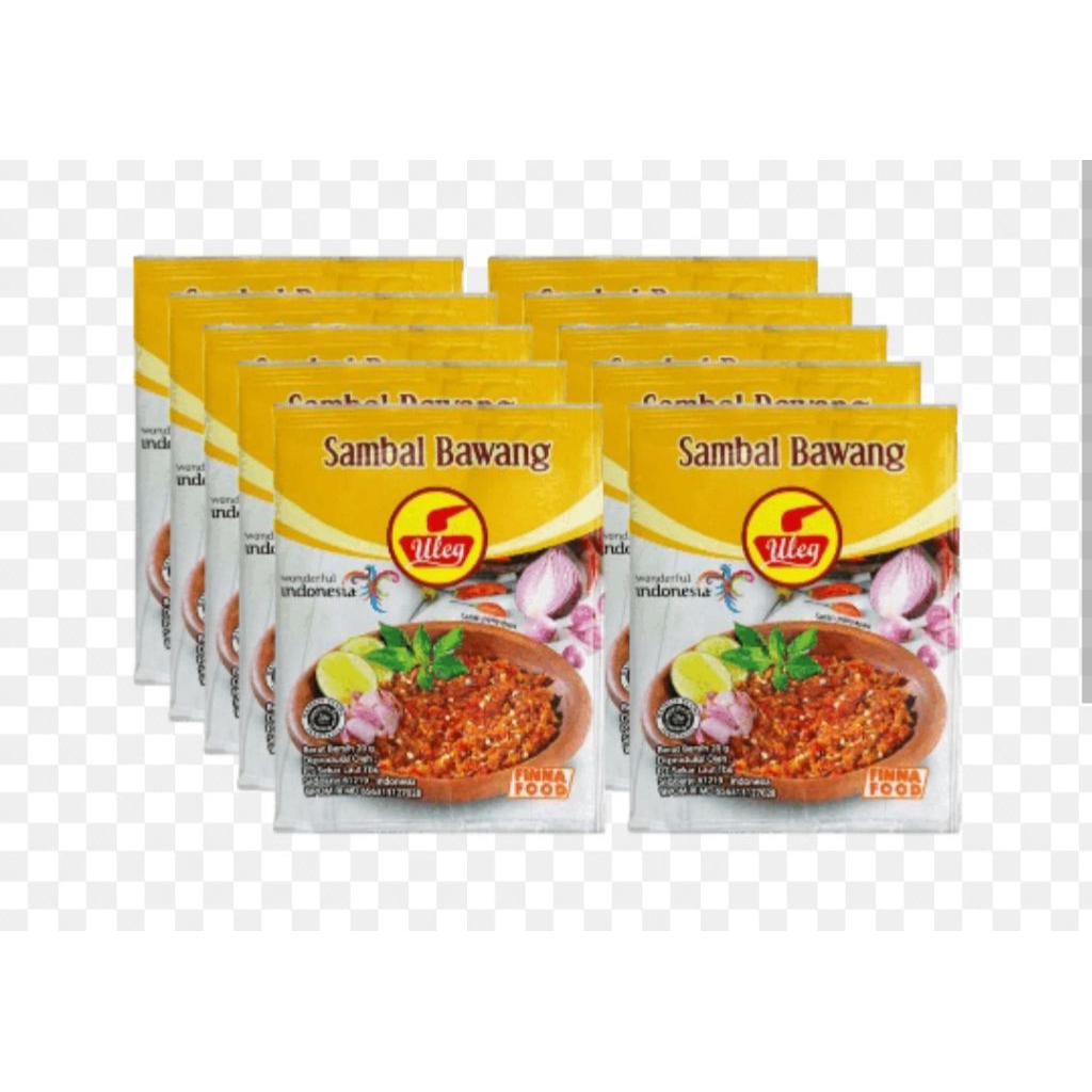 

Sambal Bawang Finna Kemasan sachet Renceng isi 10 Pcs