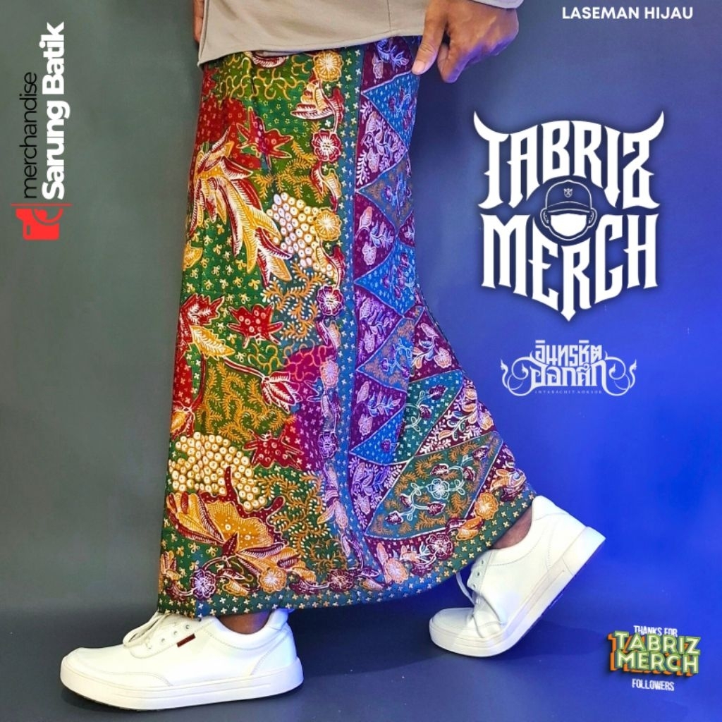 SARUNG BATIK MOTIF LASEMAN HIJAU FASHION PEKALONGAN PRIA/WANITA BAHAN KAIN RAYON HALUSKEKINIAN