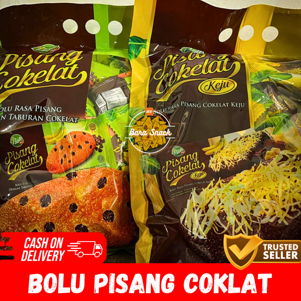 

[ 24pcs ] Bali Hai Bolu Pisang Coklat dan Keju isi 24 Pcs / Camilan Snack Termurah