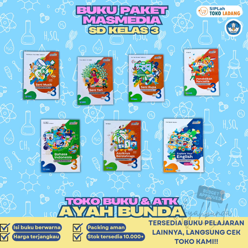 BUKU PAKET KELAS 3 SD/MI KURIKULUM MERDEKA MASMEDIA