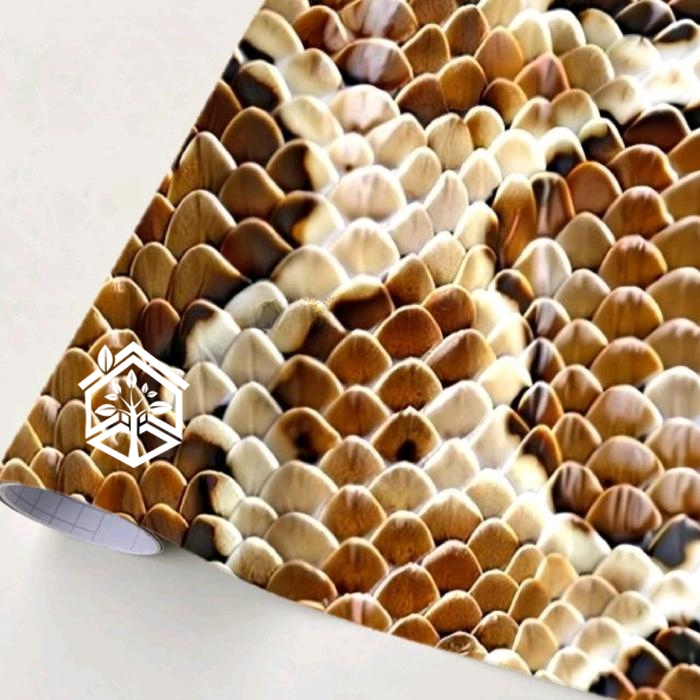 Stiker Camo Motif Albino Python 50x50cm