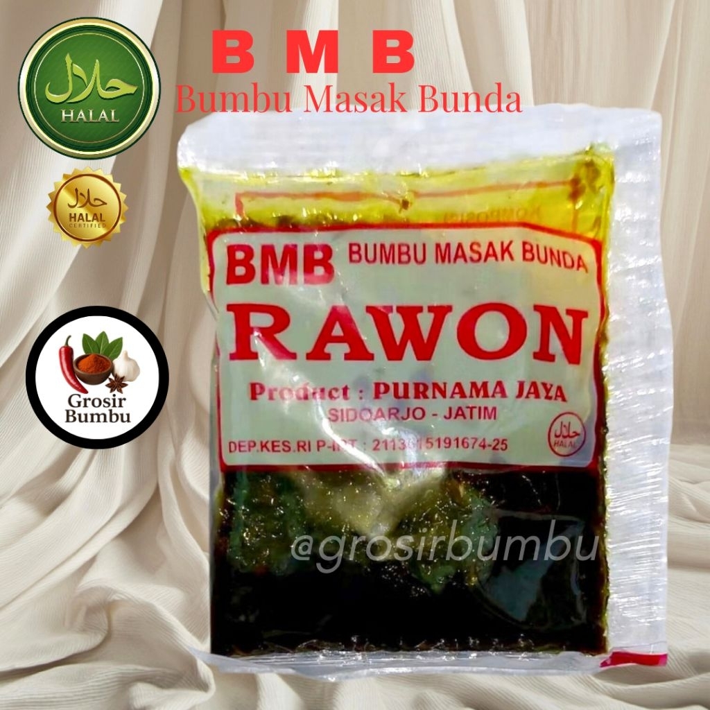 

BMB / Bumbu RAWON / Bumbu Masak Bunda / Bumbu Masak Instan