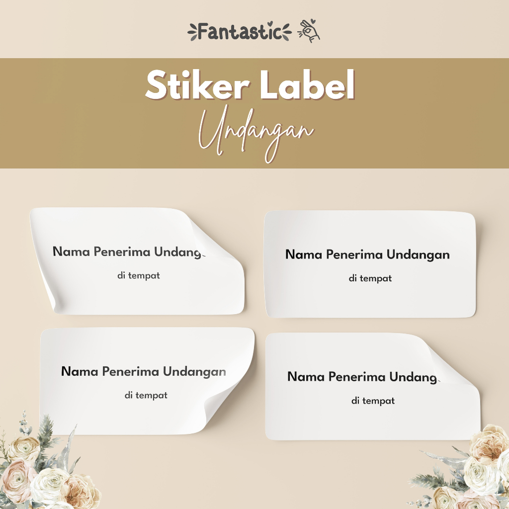 

Stiker Label Nama Undangan - PRINT LABEL NAMA UNDANGAN - 1 HARI JADI