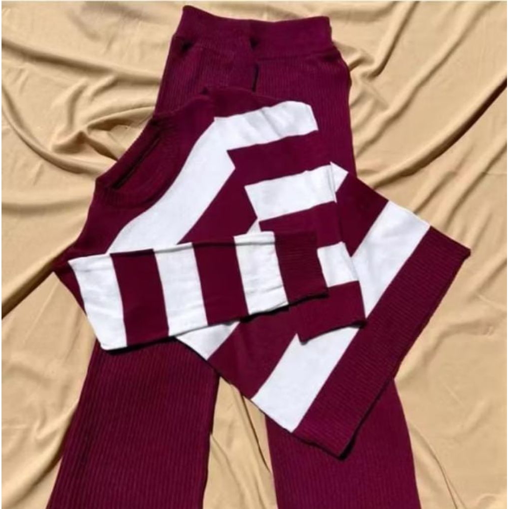 SETELAN RAJUT // SETELAN RAJUT/SETELAN WANITA POLET BESAR