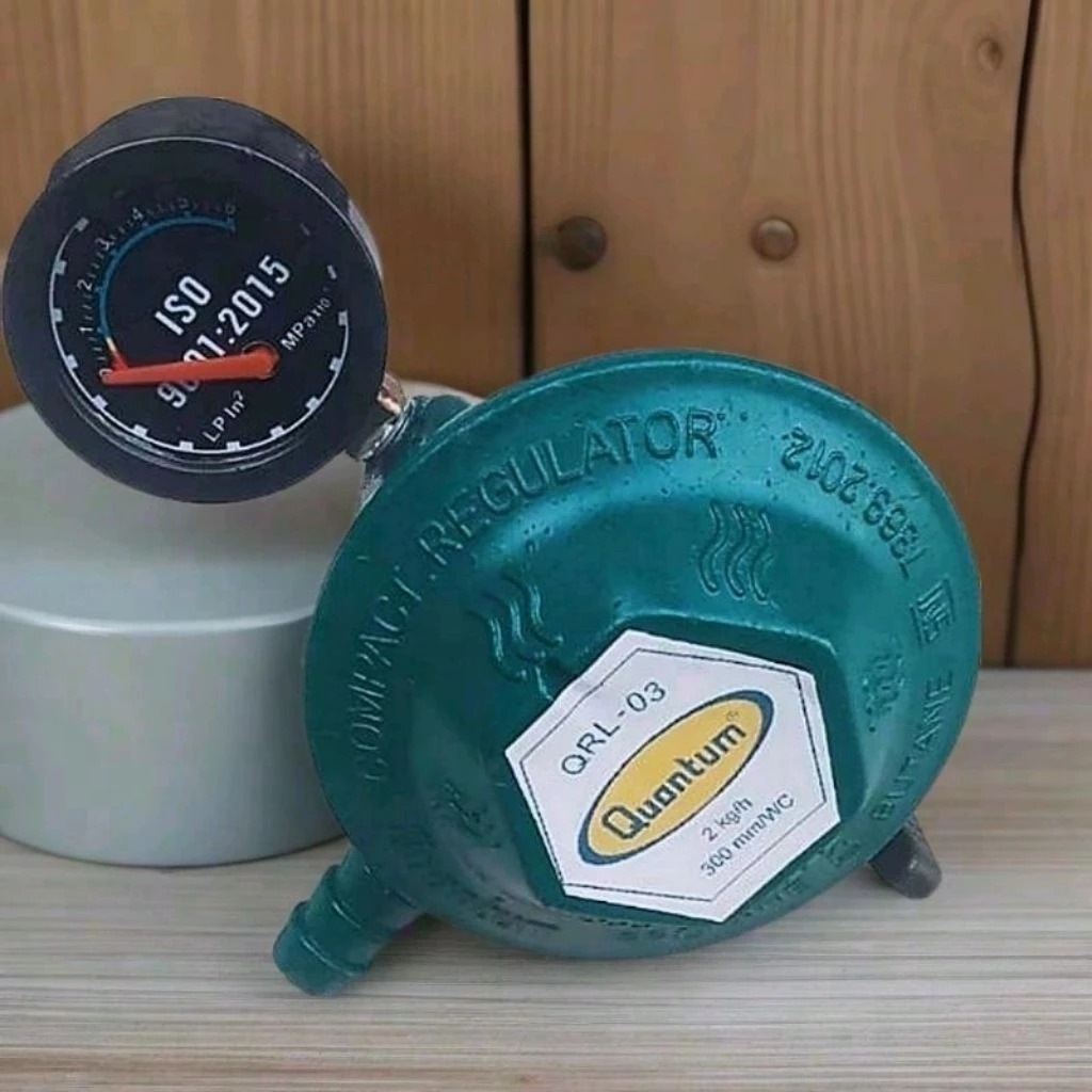 REGULATOR GAS QUANTUM SNI - REGULATOR KOMPOR GAS ANTI BOCOR ORI 100% - AWET DAN TAHAN LAMA