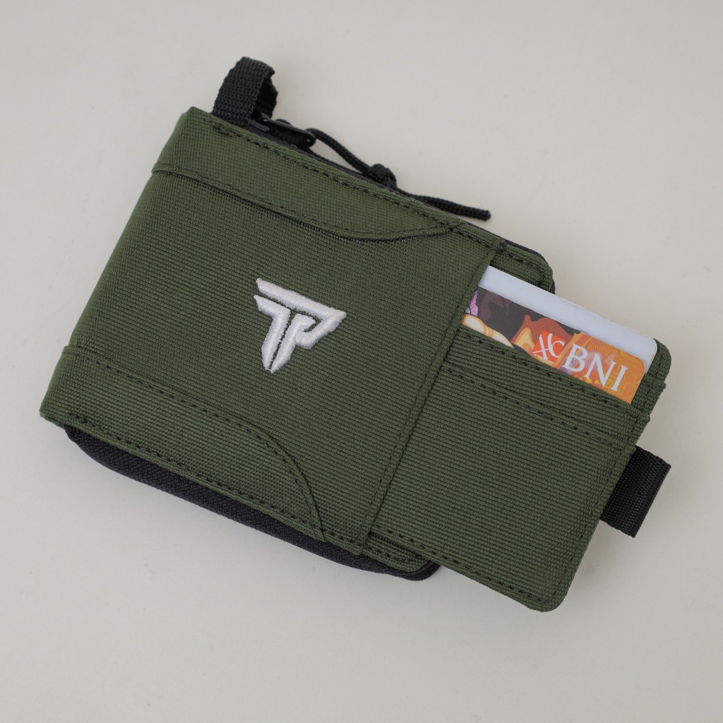 TRIPEL Hanging Wallet Dompet Pria Dompet Gantung Leher Dompet Lipat Pendek Pria Wanita Extra Card Ho