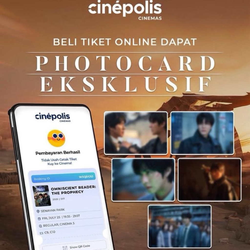 Official Omniscient Reader Photocard, Cinepolis