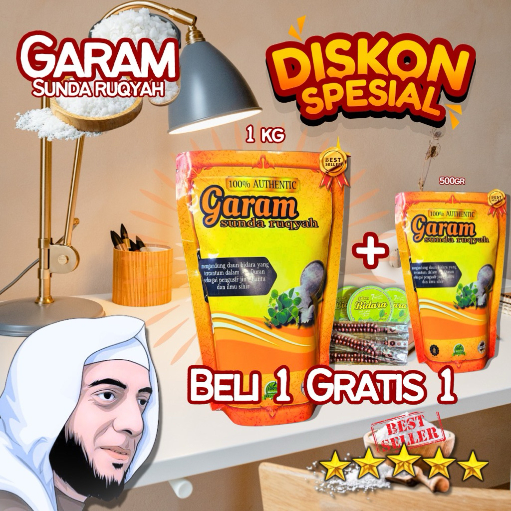 

GARAM KESEHATAN ALAMI UKURAN 500 gr