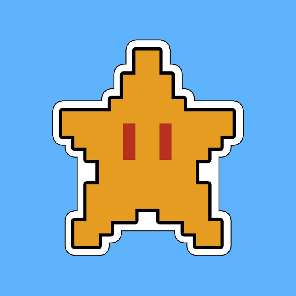 

Stiker Game Nintendo 8 Bit Mario Bros Star Bintang Waterproof Pixel Arcade Console Sega Gameboy