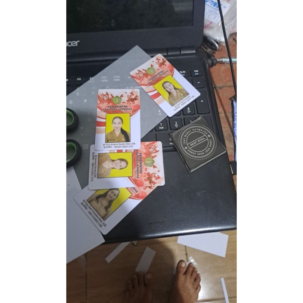

Kartu Id Card Name Tag PPPK dan PNS Jembrana