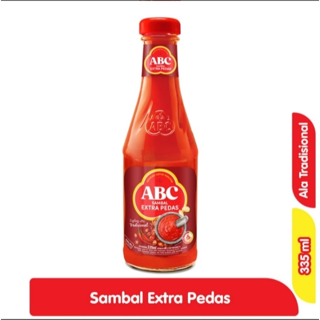 

ABC Saus Sambal Extra Pedas Botol 335 ml