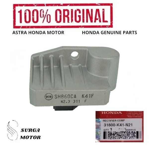 Regulator Kiprok Motor  Supra X 125 FI 2014-Sekarang  31600K41N21 31600-K41-N21 Rectifier Comp    HG
