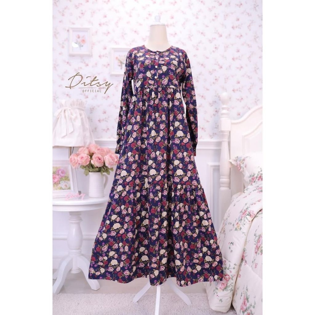 NWT Ditsy TWYLA NAVY XS dan PL LELIA S & Khimar NP Haala Reg Mazen Pennsylvania