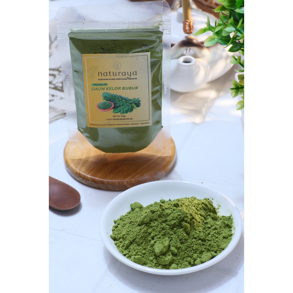 

Daun Kelor Moringa Bubuk 50 Gr Premium Pure Organic