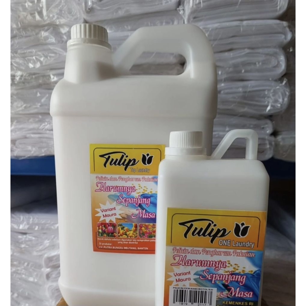 pelicin dan pewangi laundry loundri 5 Liter medan fresh mawar harum setiap hari