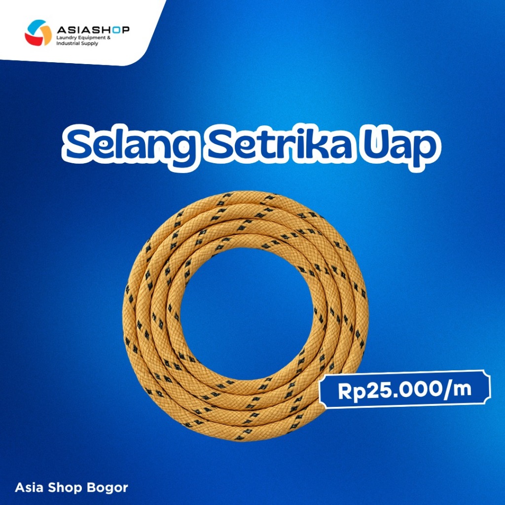 Selang Mesin Boiler Setrika Uap Laundry Konveksi Garment