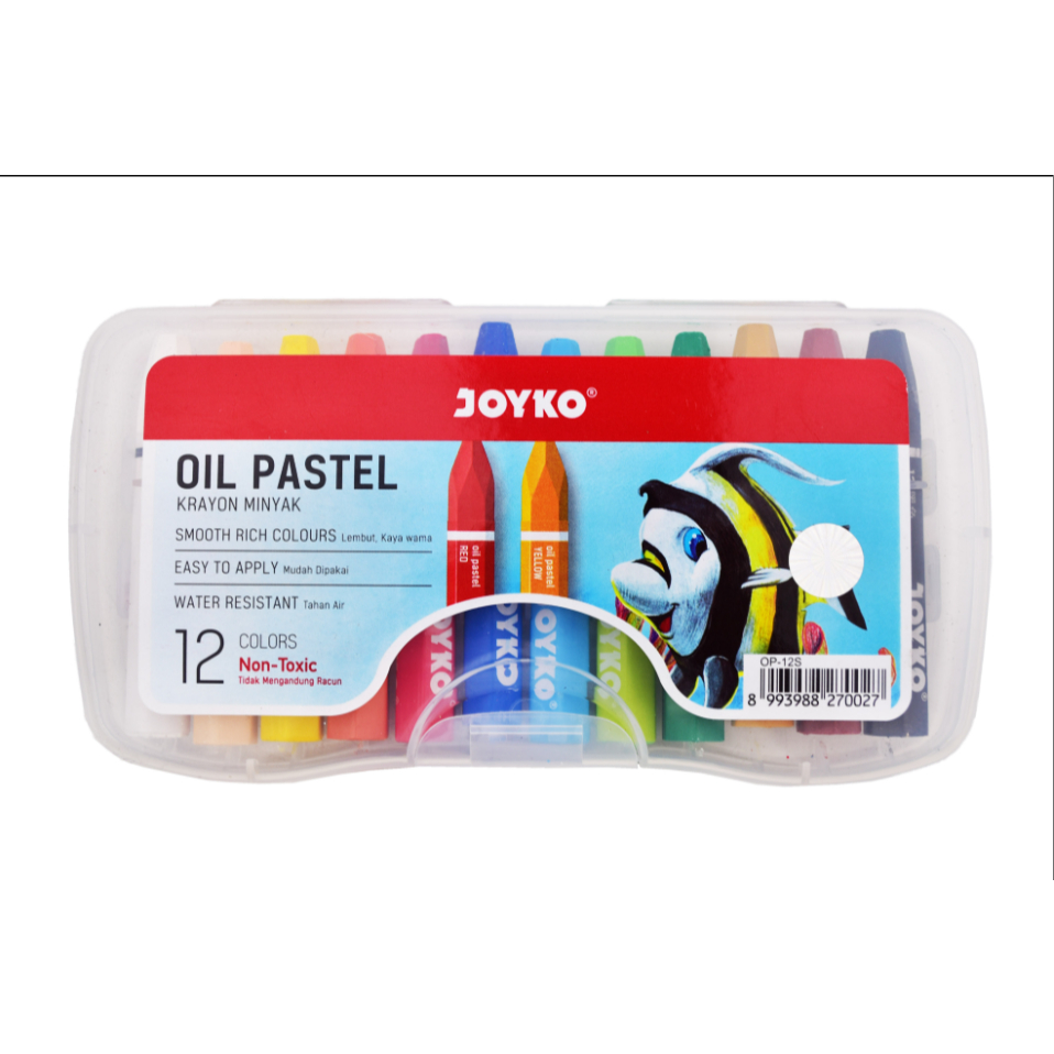 

Krayon Joyko 12/18/36 Warna Dalam Case Tidak Beracun