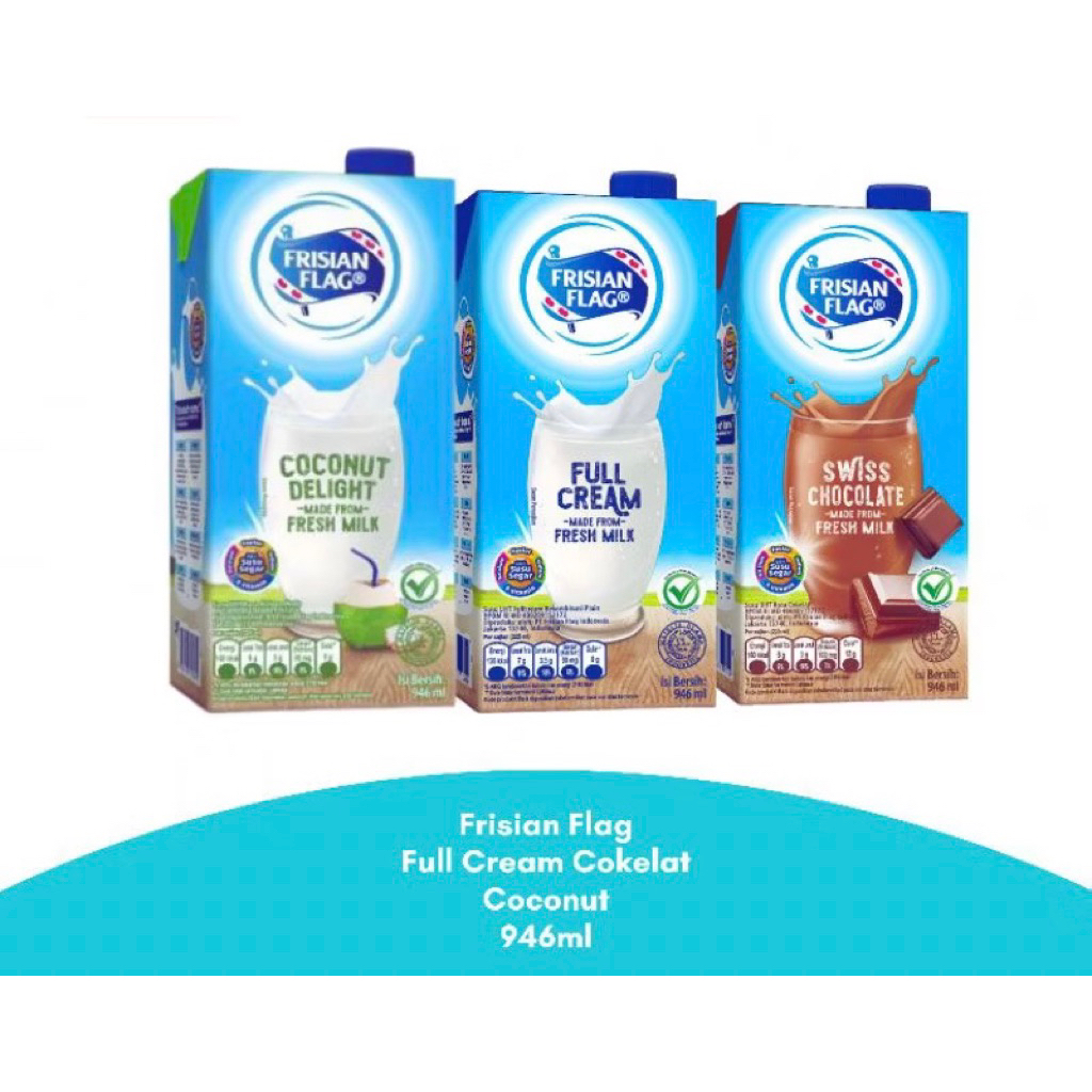 

Frisian Flag Full Cream Fresh Milk 946Ml