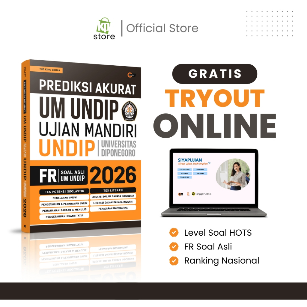 Kawan Pustaka - Buku Prediksi Akurat UM UNDIP 2026 - Universitas Diponegoro