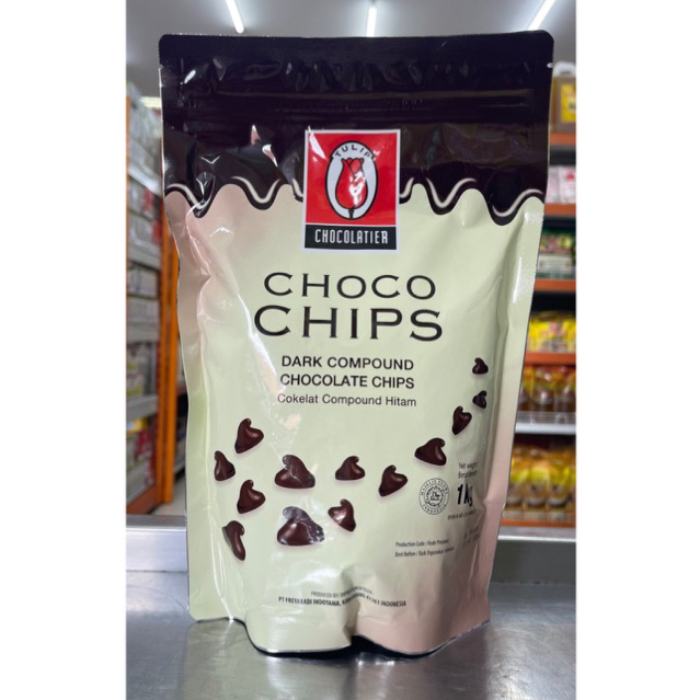 

CHOCO CHIPS COKLAT TULIP 1 KG