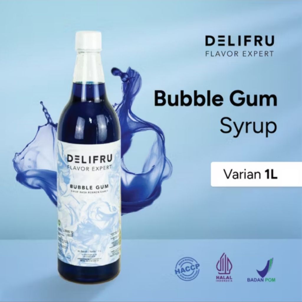 

DELIFRU SYRUP BUBLE GUM 1000 ML