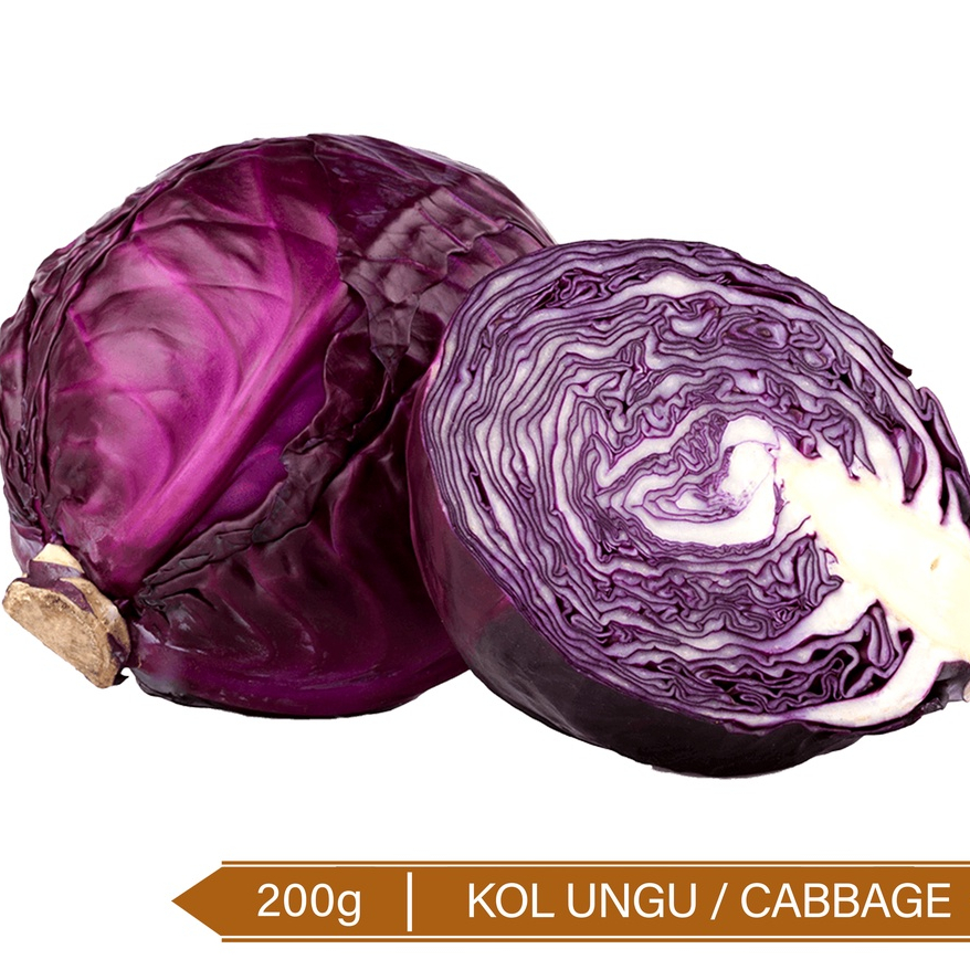

Kol Ungu Organik 400g / Organic Purple Cabbage 400g