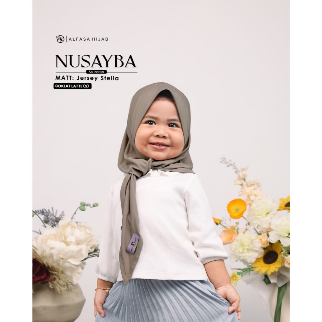bergo anak NUSAYBA S4 Instan Kids-Alfasa-Kids