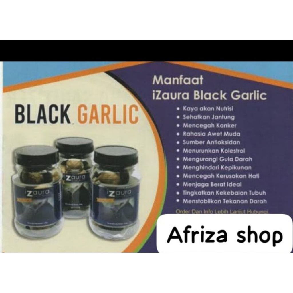 BLACK GARLIC izaura obat herbal