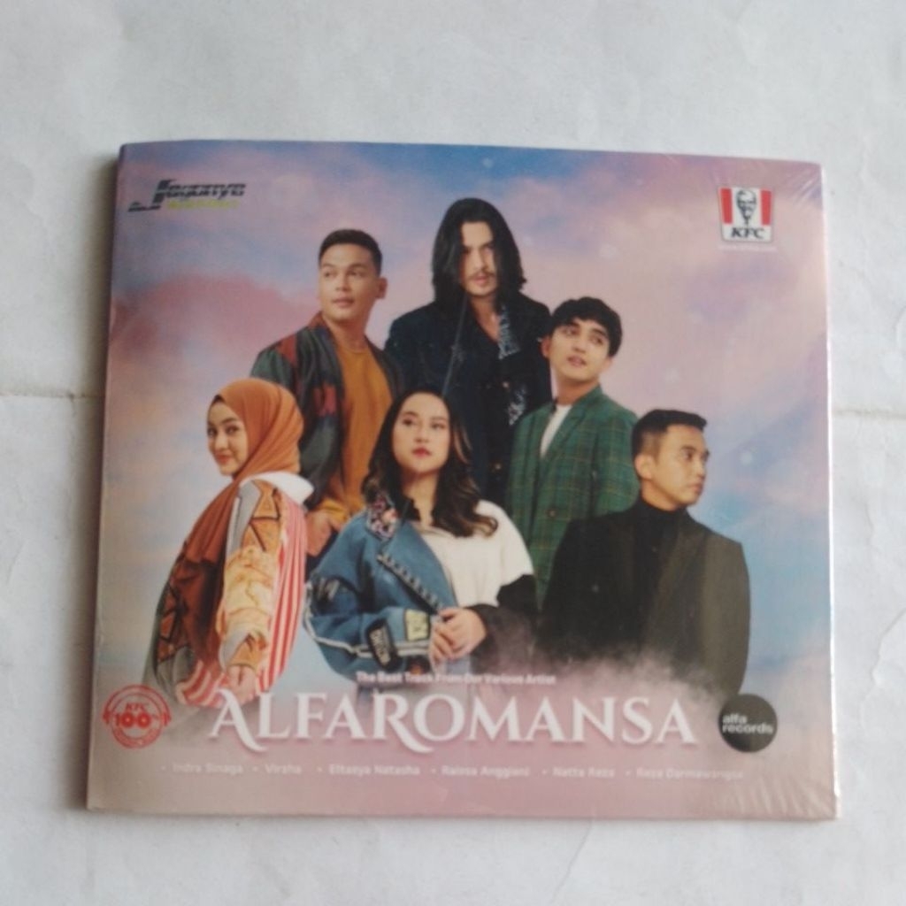 kaset cd audio lagu alfaromansa indra sinaga,virzha,eltasya natasha,raissa anggiani,natta reza,reza 