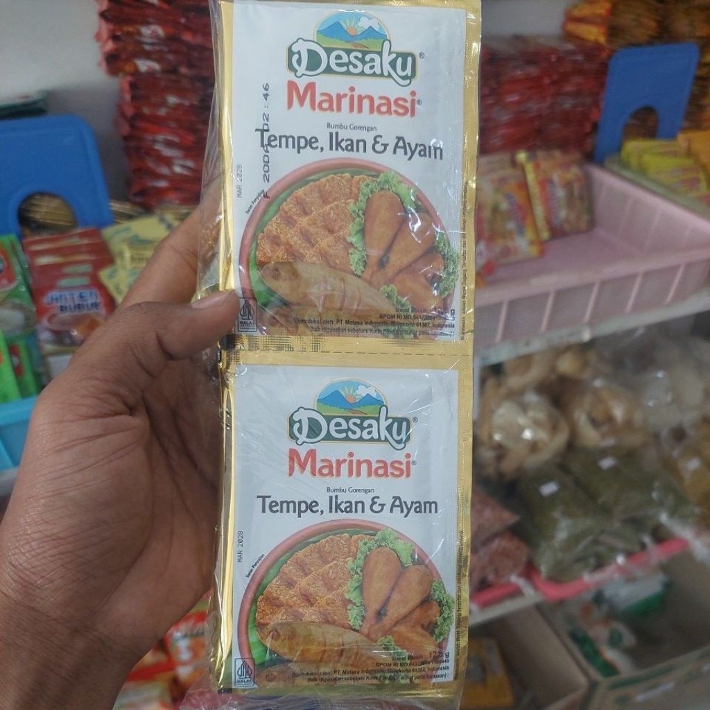 

Desaku Marinasi Renceng 12x12.5gr Marinasi Bumbu Goreng Tempe Ikan Ayam