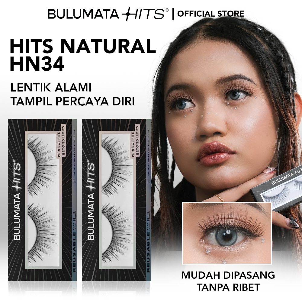 Bulumata Hits HN34 Natural Lentik Grosir Murah