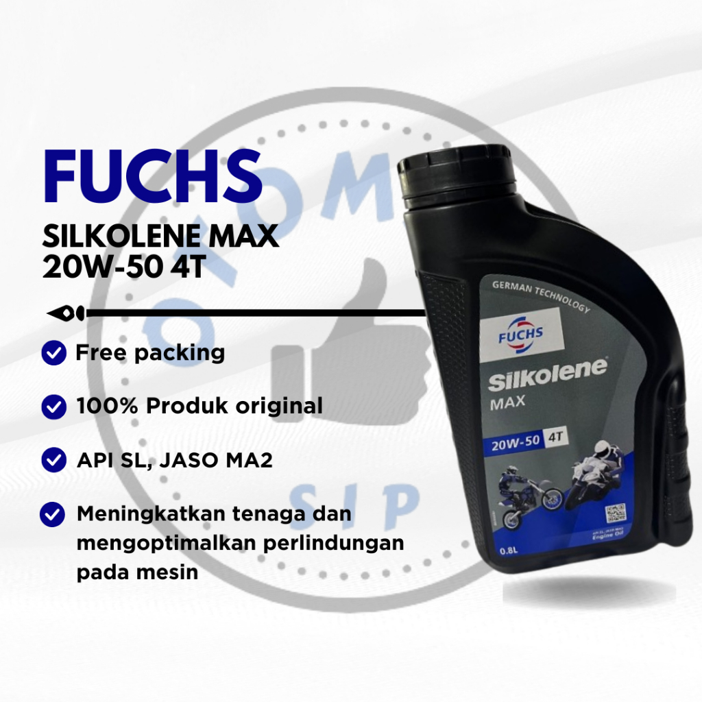 Oli Motor FUCHS Silkolene Max 20W50 800 ML