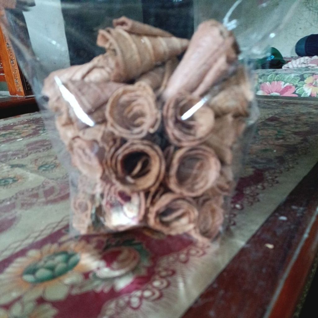 opak gambir rasa coklat