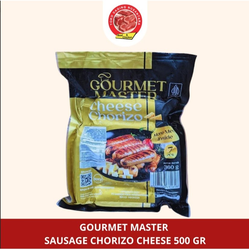 

GM CHORIZO CHEESE 360GR