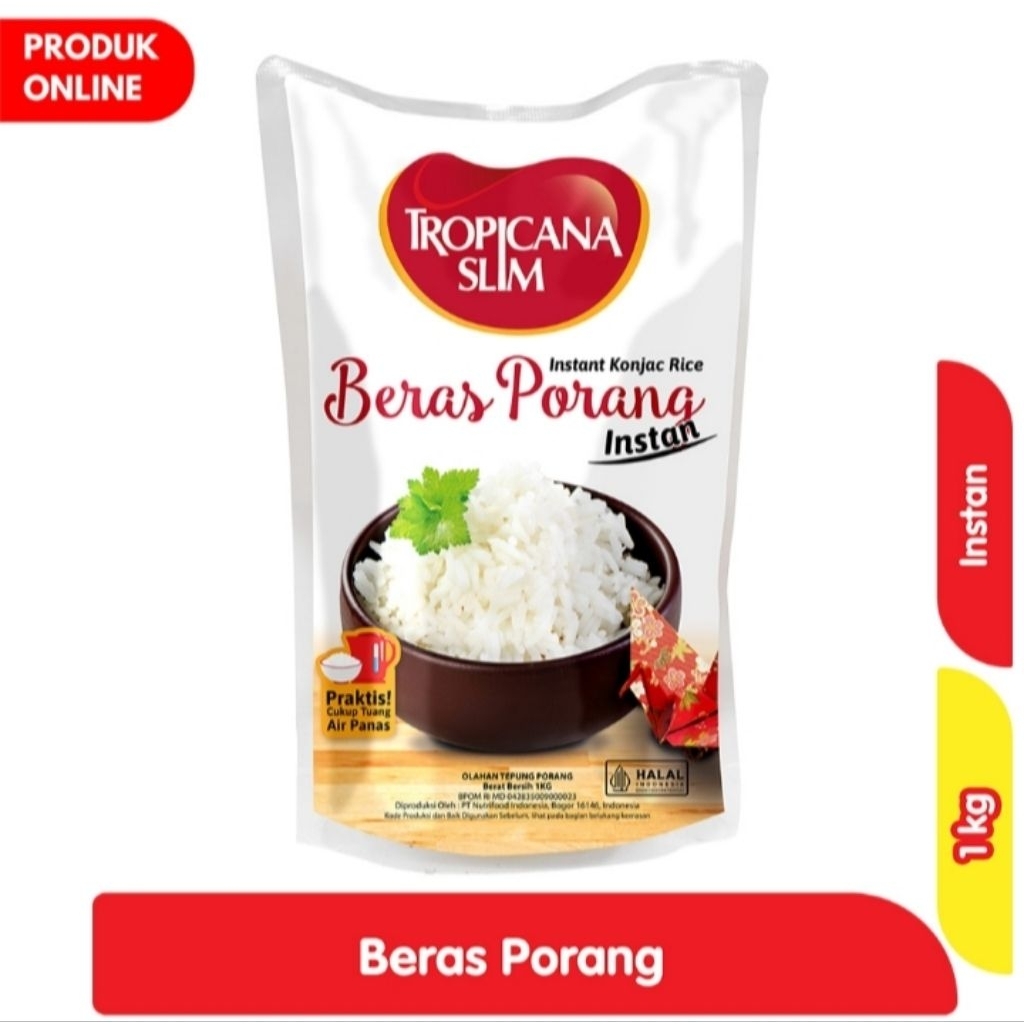 

Tropicana Slim Beras Porang Instan 1 Kg