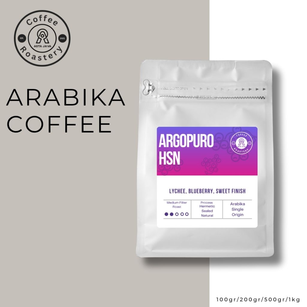 

Biji Kopi Arabika Argopuro Lychee Berries Hermentic Natural