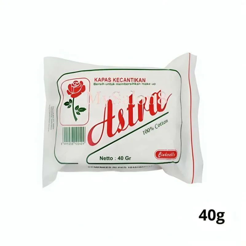 saviana BEAUTY|Cinderella Kapas Kecantikan ASTRA 40GR|50GR