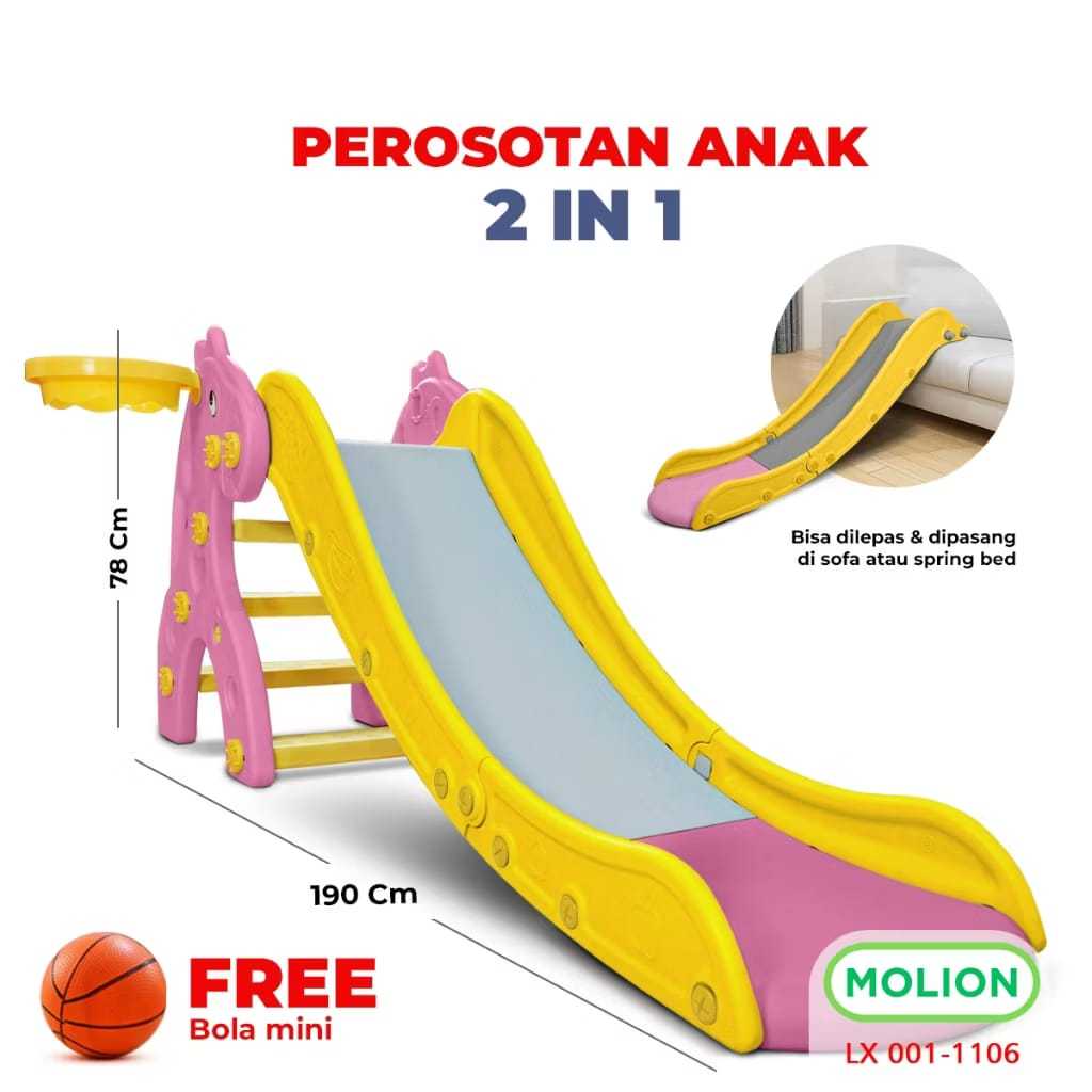 Molion Mainan Perosotan Anak Playground M1106