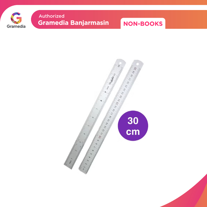 

Gramedia Banjarmasin - Penggaris Aluminium Estudee 30Cm