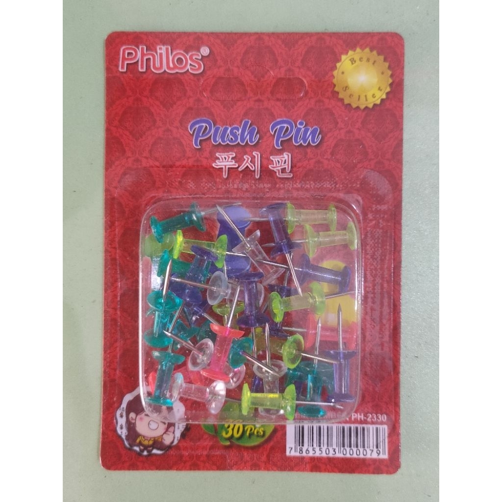 

[LJ] Paku Mading (1 pack isi 30 pcs) - Push Pin Philos PH-2330