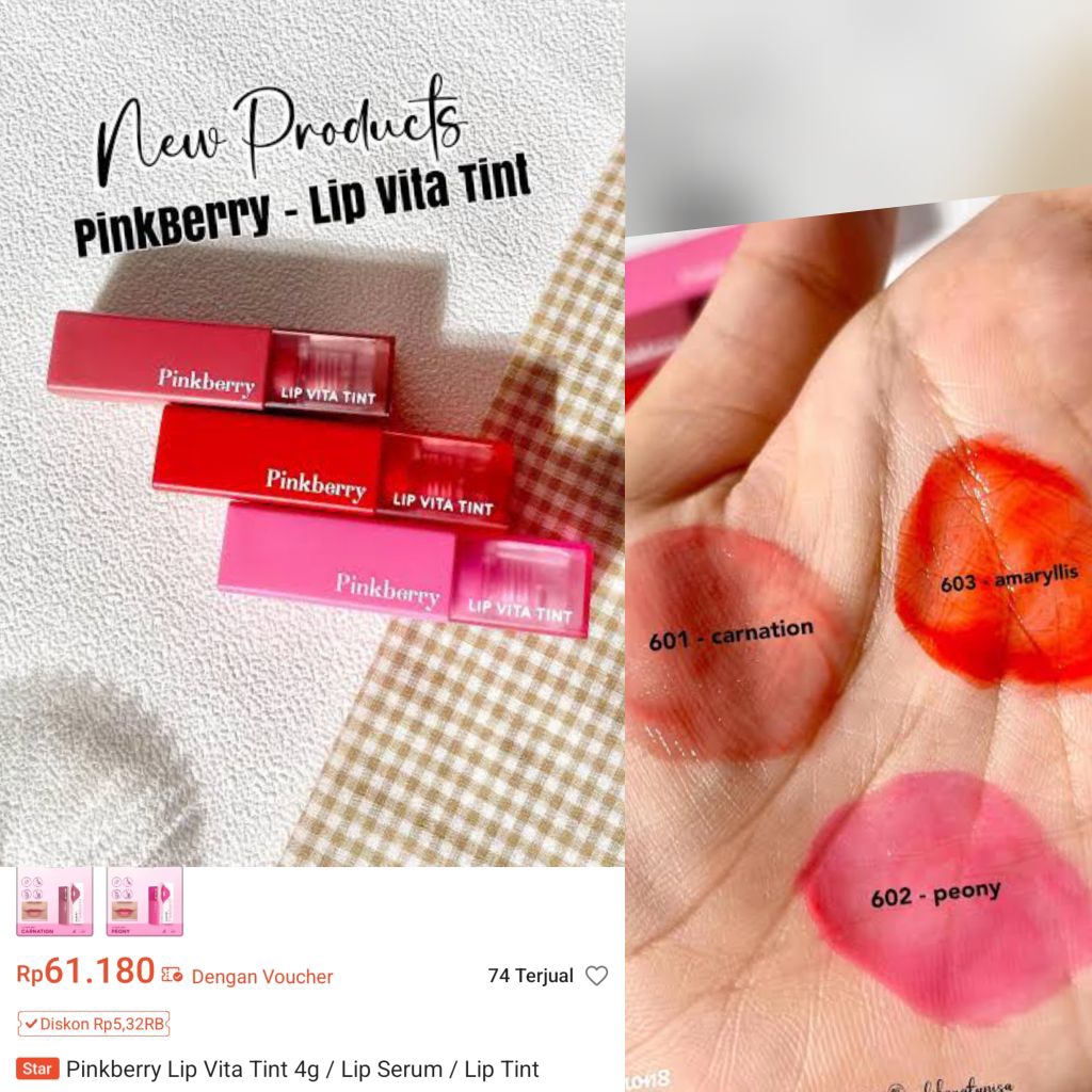 Pinkberry Lip Vita Tint