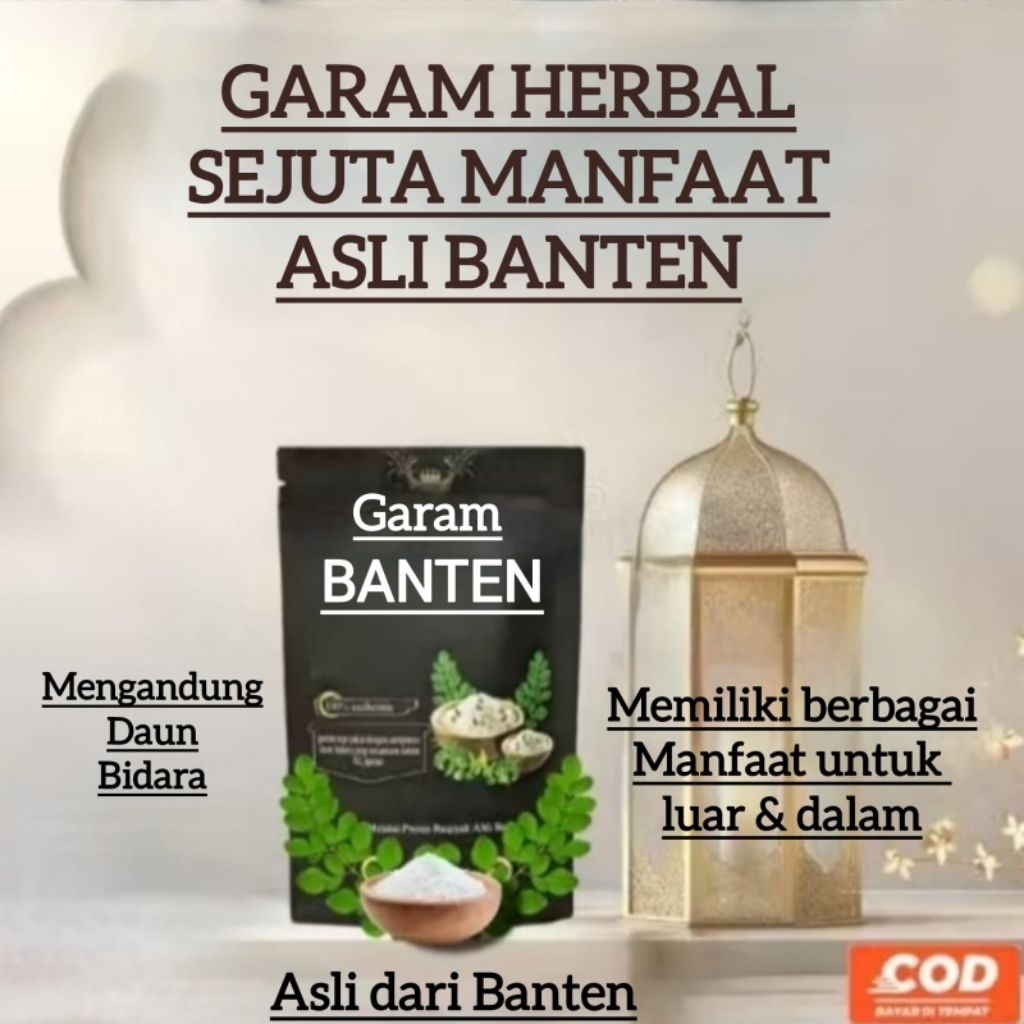 

GARAM HERBAL BANTEN 200g TERAPI KESEHATAN