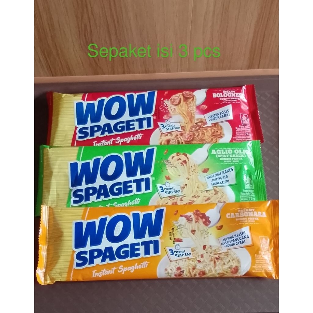 

WOW Spaghetti Sepaket isi 3 pcs