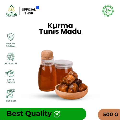 

Kurma Tunis Madu 500 Gram Premium | Rasa Manis Alami & Lembut | Fresh Import