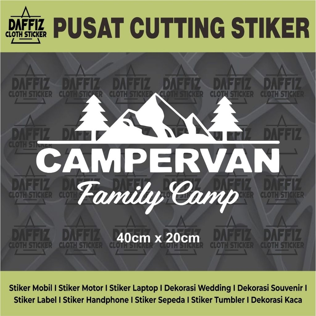 

STIKER CUTTING CUSTOM CAMPERVAN FAMILY